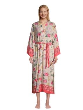 World Market Himari Grove Multicolor Floral Robe OS